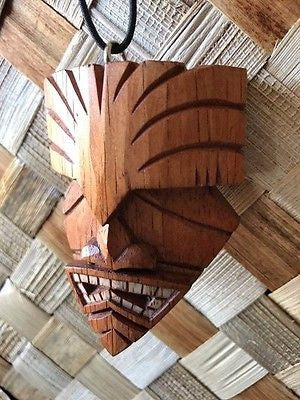 New 3" Swampy Tiki Christmas Ornament / Pendant Wood Hawaii