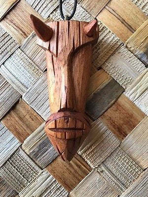 New 3" Diablo Tiki Christmas Ornament / Pendant Wood Hawaii