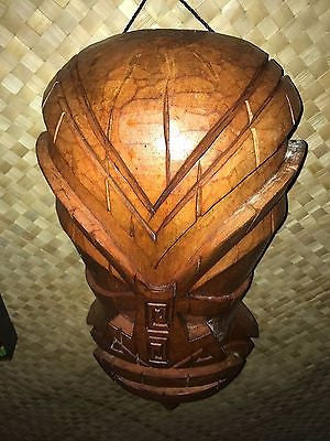 New Marquesan Tiki Mask by Doug Horne and Smokin' Tikis Hawaii 1211f