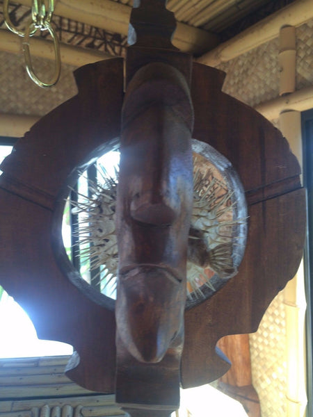 NEW Witco style lamp with Puffer Fish Tiki bar Smokin Tikis Hawaii o12