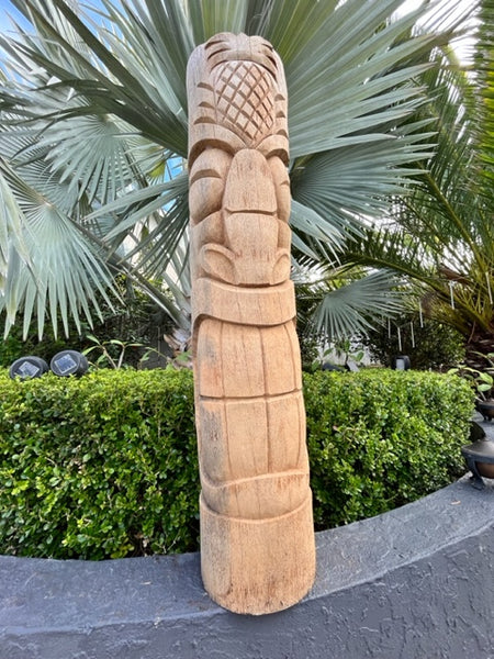 Pineapple Head Coconut Palm Tiki