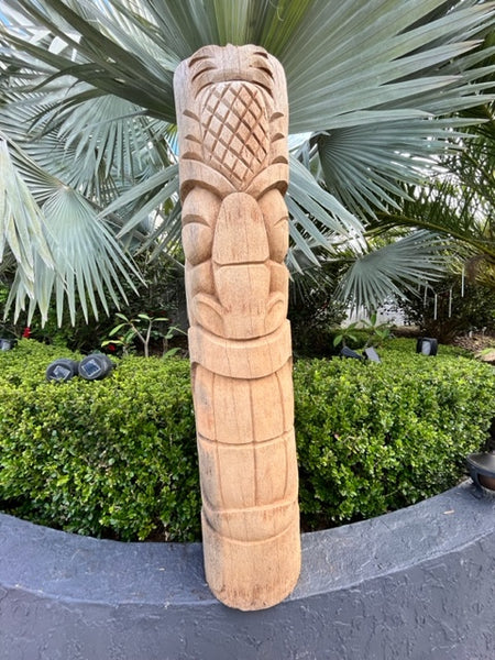 Pineapple Head Coconut Palm Tiki