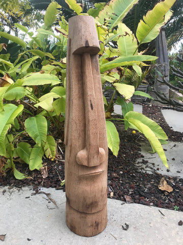 3'3" Easter Island Style Moai tiki